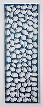 Carolina Sardi - Blue Nest (Sold) 72 x 24 x 2 in.