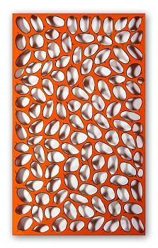 Carolina Sardi - Orange Nest (Sold) 60 x 36 x 2 in.