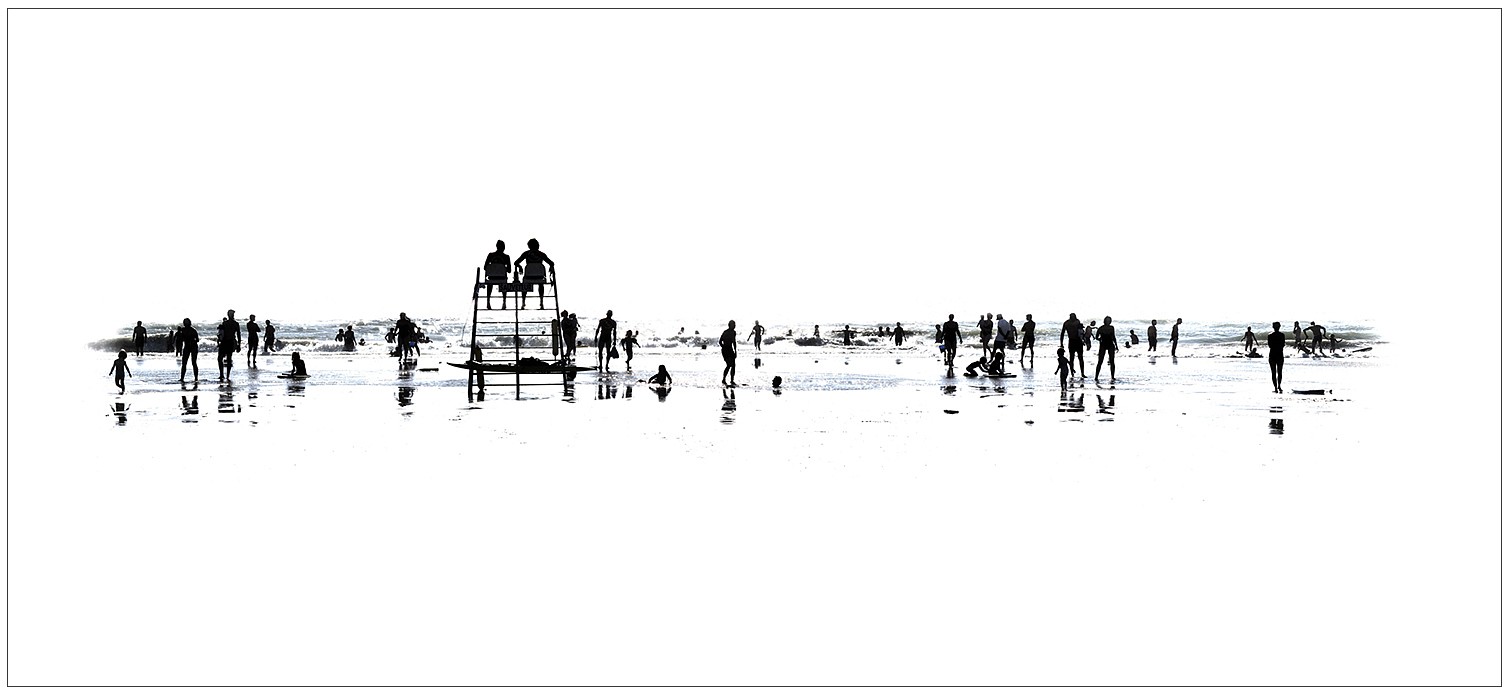 Marc Harrold, Beach 37
Sublimchrome on aluminum, 26 x 57 in.