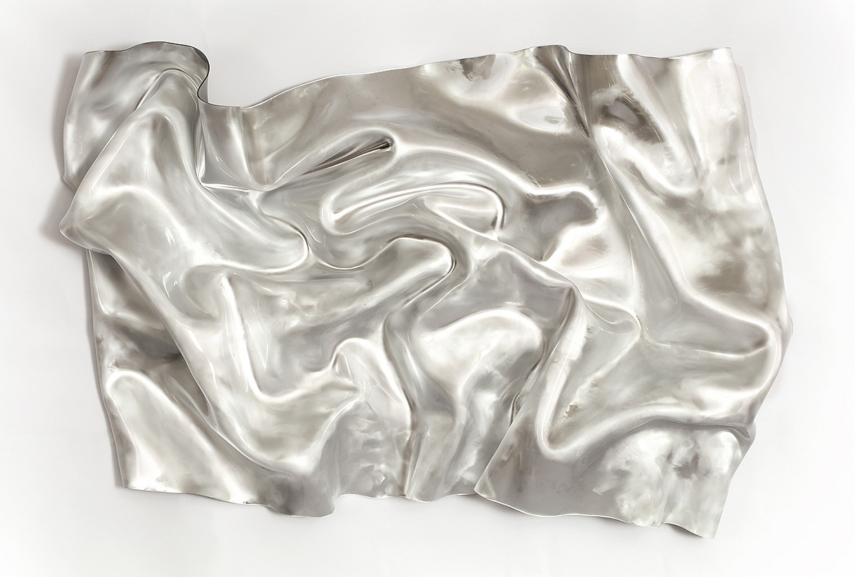 Paul Rousso, Silver Shadow
36 x 67 x 9 1/2 in.
