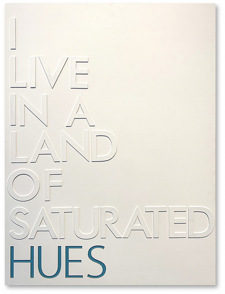 David McCauley, I Live in a Land of Saturated Hues (Sold)
Mixed media with dynamic LED lights, 48 x 36 in.
