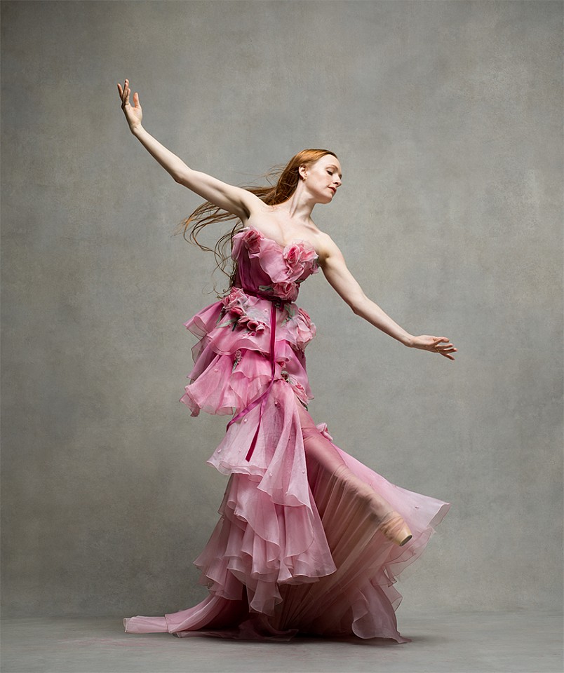 Ken Browar &amp; Deborah Ory, Gillian Murphy
Archival pigment print on fiber paper, 24 x 20 in.
Principal, American Ballet Theatre, dress by Marchesa