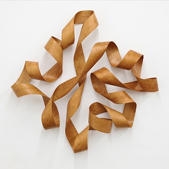 Work: Untitled - Cherry (Sold) 70 x 70 x 10 in.