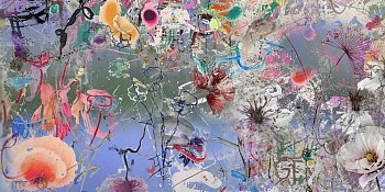 Irene Mamiye - Linger Longer 40 x 76 in.