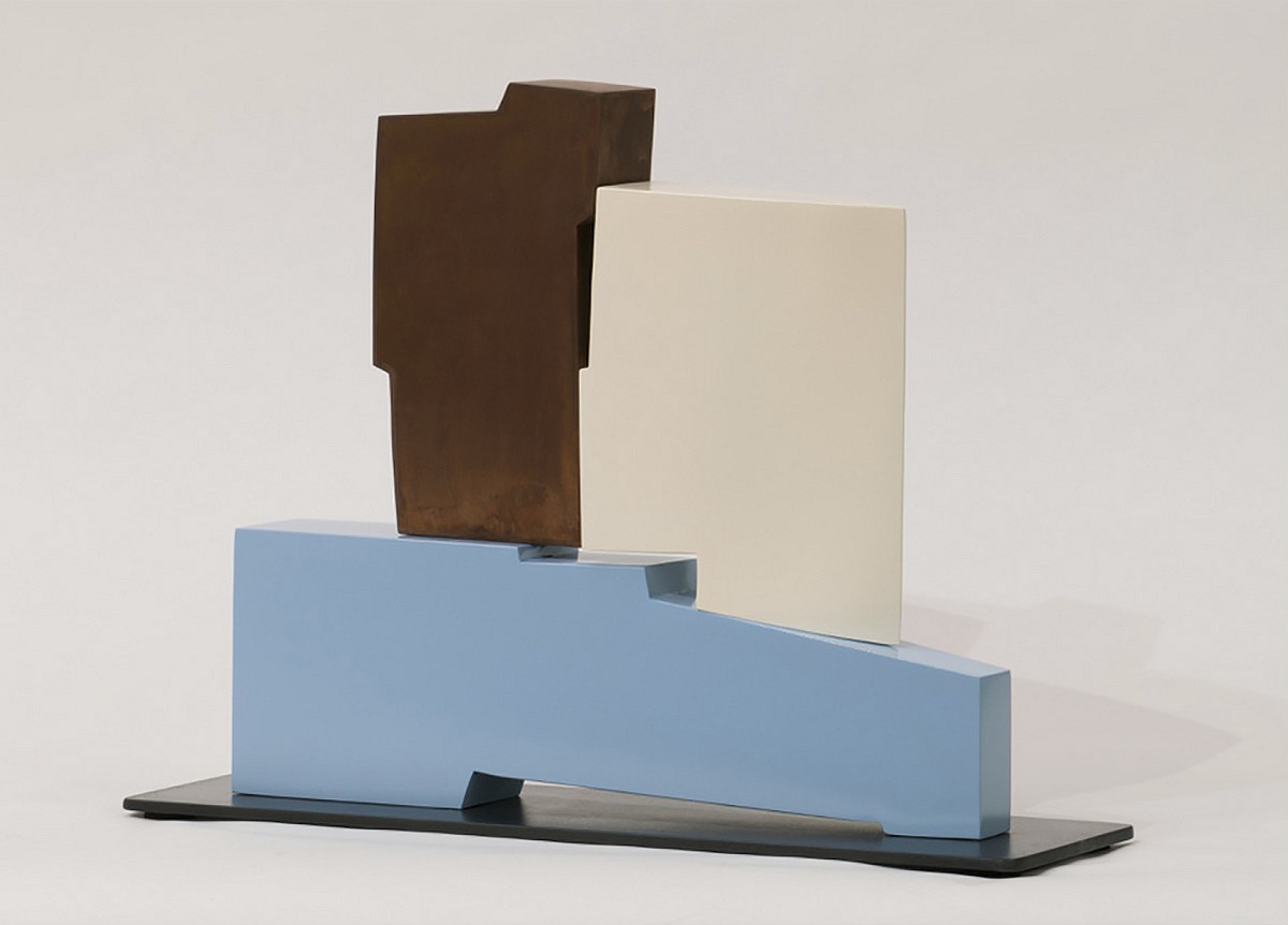 Pascal Pierme (sculpture), Petite Aclair 5 (Tri-color)
Steel, 14 x 16 x 6 in.