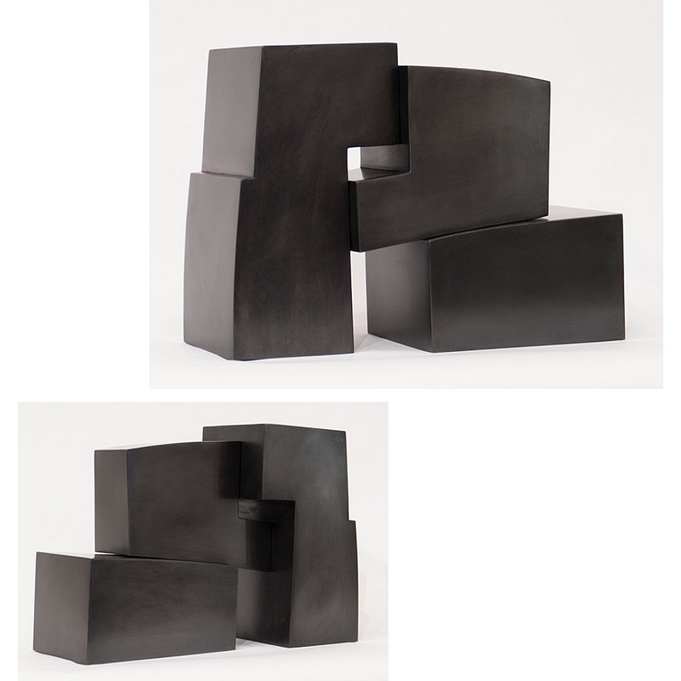 Pascal Pierme (sculpture), Petite en Trois Temps (Black Patina)
Steel, 12 1/2 x 18 x 6 1/2 in.
