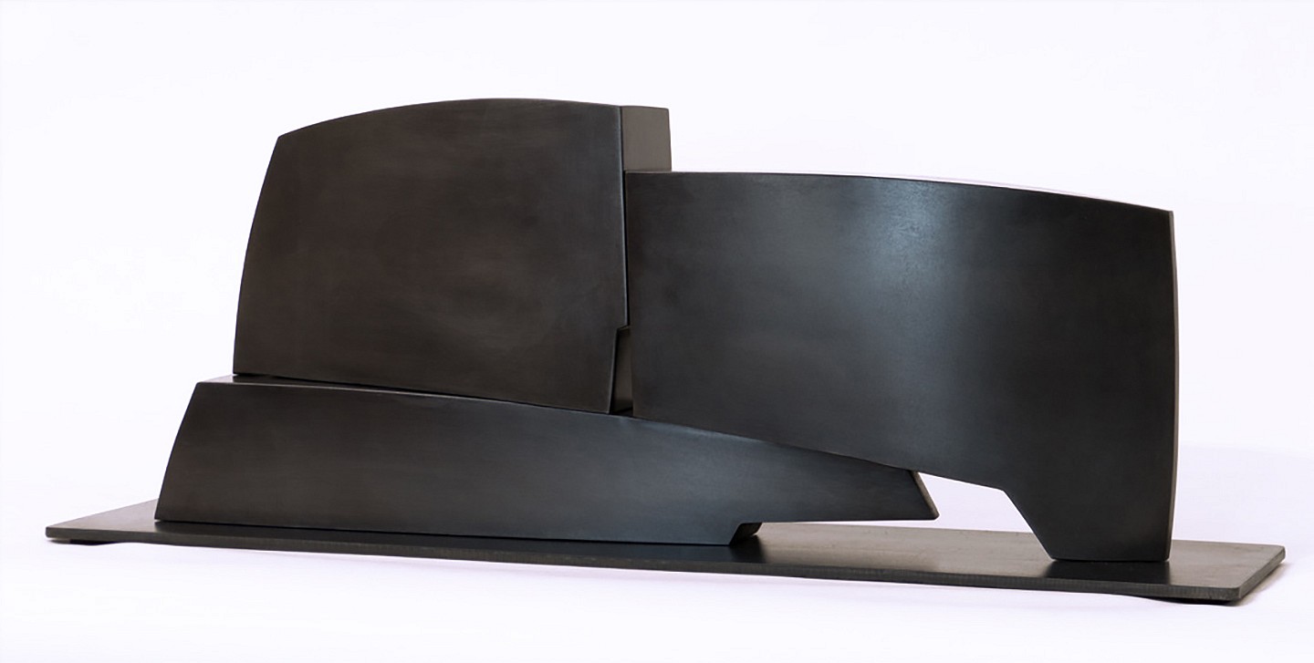 Pascal Pierme (sculpture), Petite Rencontre 3 (Black Patina)
Steel, 9 1/2 x 26 x 6 in.