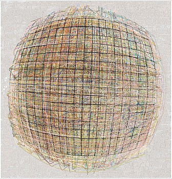 Work: Superunknown 46 C 45 3/4 x 44 in.