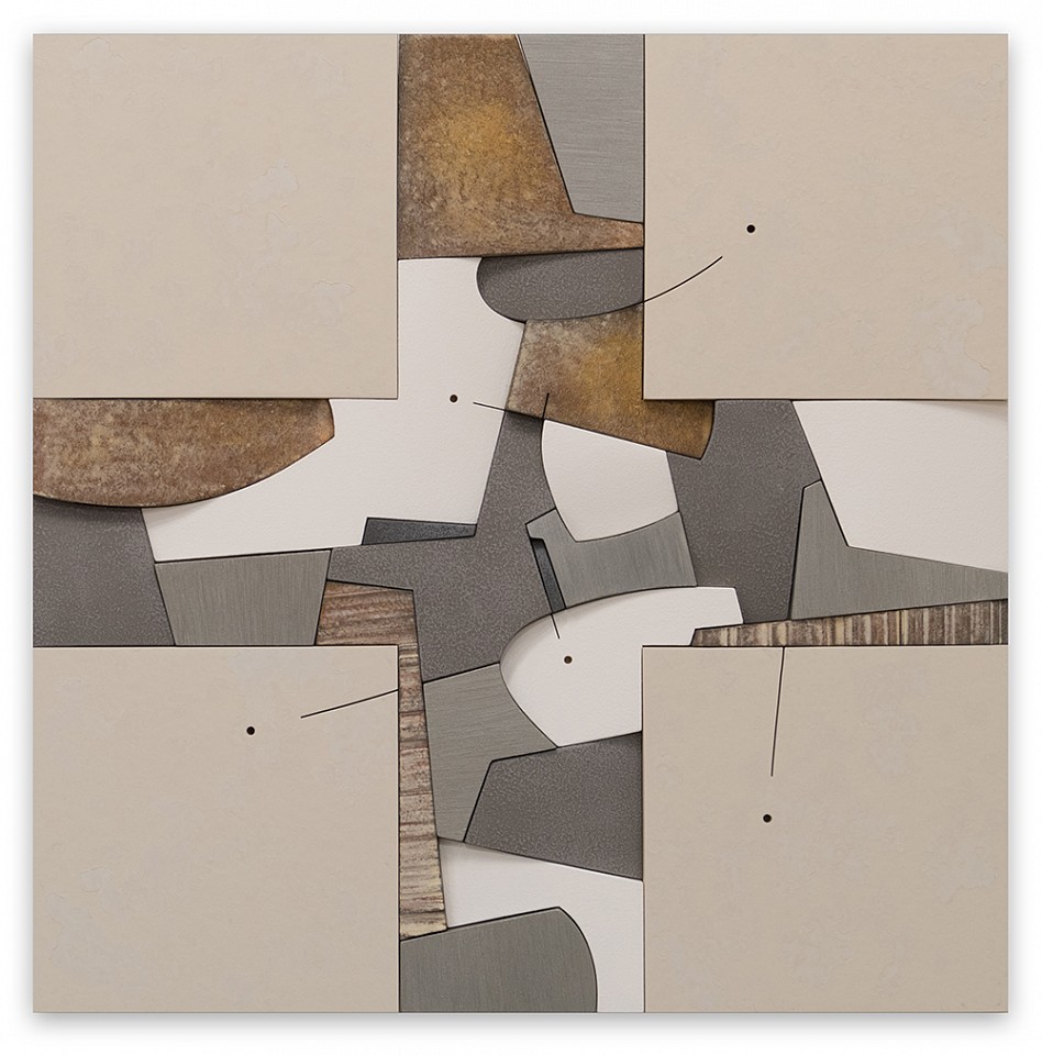 Pascal Pierme, Crossing Spot 1
Mixed media, 24 x 24 in.