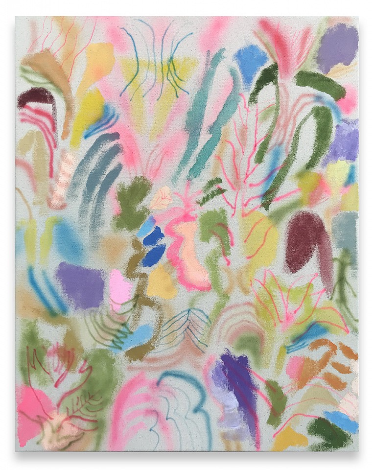 Sarah Giannobile, Cleome III
Acrylic on linen, 24 x 18 in.