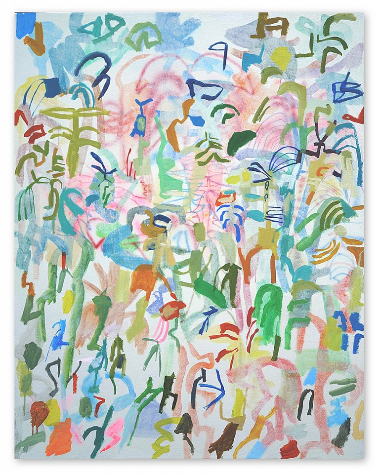 Sarah Giannobile, Flower Field
Acrylic on canvas, 52 x 40 in.