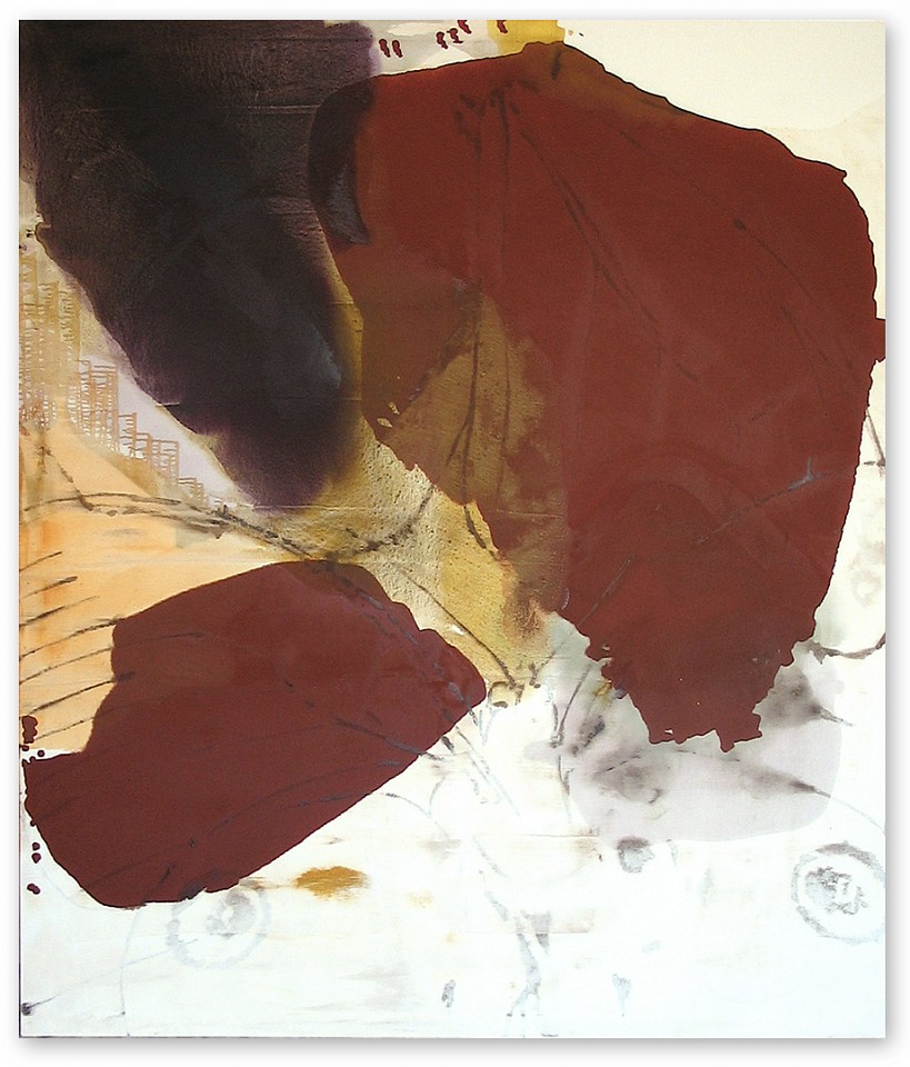 Dirk De Bruycker, Disparity of Wings II
Oil & asphalt on canvas, 84 x 72 in.