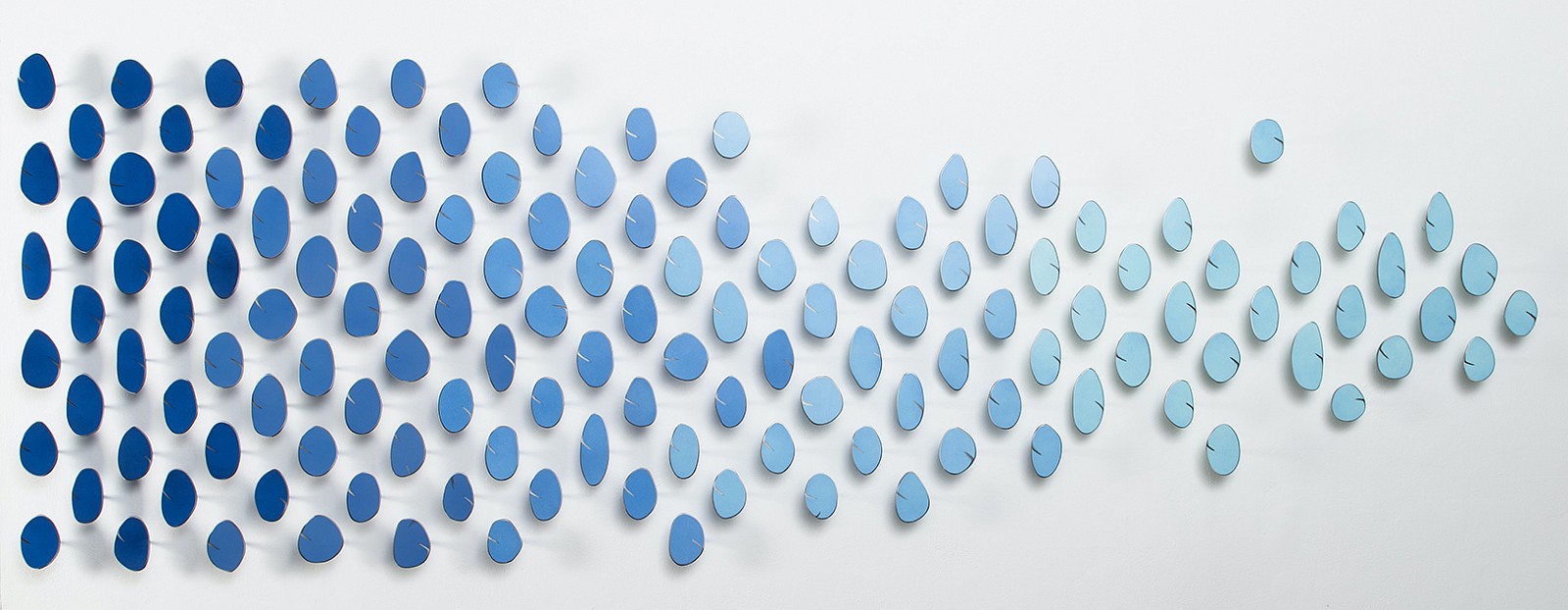 Carolina Sardi, Blue Too
Steel, 38 3/4 x 118 in.