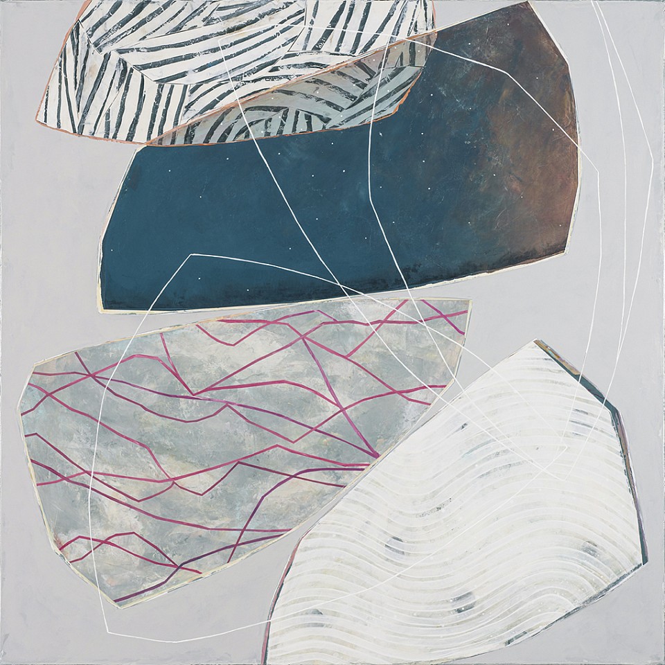 Karine Leger, Presque Nuit (Sold)
Mixed media on canvas, 36 x 36 in.