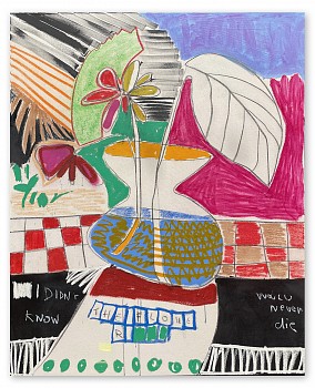 Thai Mainhard - The Flower (Sold) 50 x 40 in.