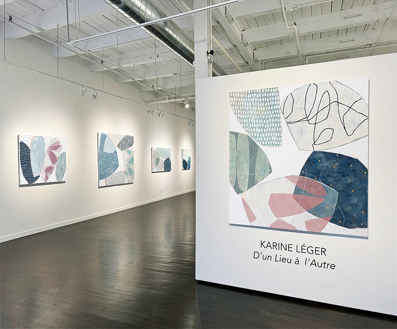 Karine Leger: D'un Lieu Á  l'autre (From One Place to Another) - Installation View