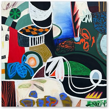 Thai Mainhard - Hold My Hand While I'm Driving (Sold) 48 x 48 in.