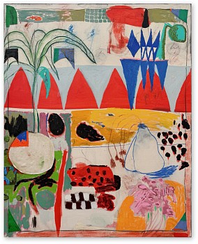 Thai Mainhard - Dark Night for a Brighter Day (Sold) 60 x 48 in.