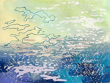 Laura Fayer - North Sea 104 (Sold) 22 x 30 in.
