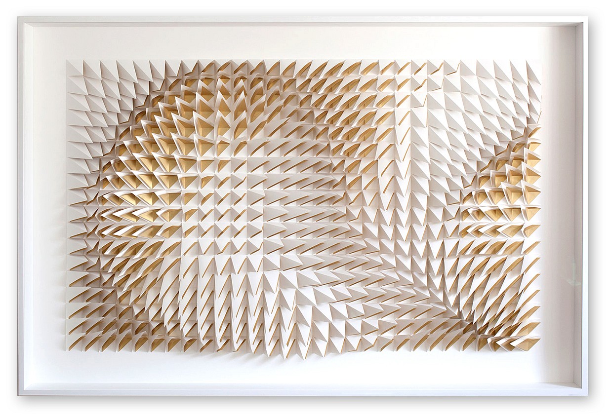 Anna Kruhelska, Untitled 262 (Sold)
Hand-folded archival paper, 40 x 60", framed with non-reflective glass