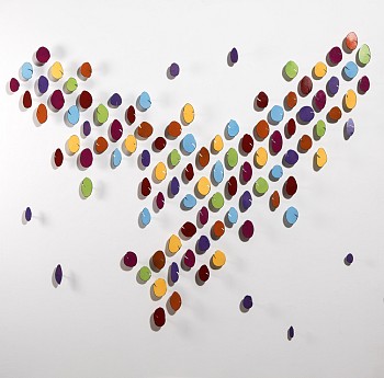 Carolina Sardi - Poppy Field 67 x 85 x 2 in.