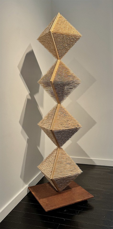 Daniel Mirchev, Don't Touch Me!
Plywood and linden wood, 79 x 21 1/2 x 21 1/2 in.