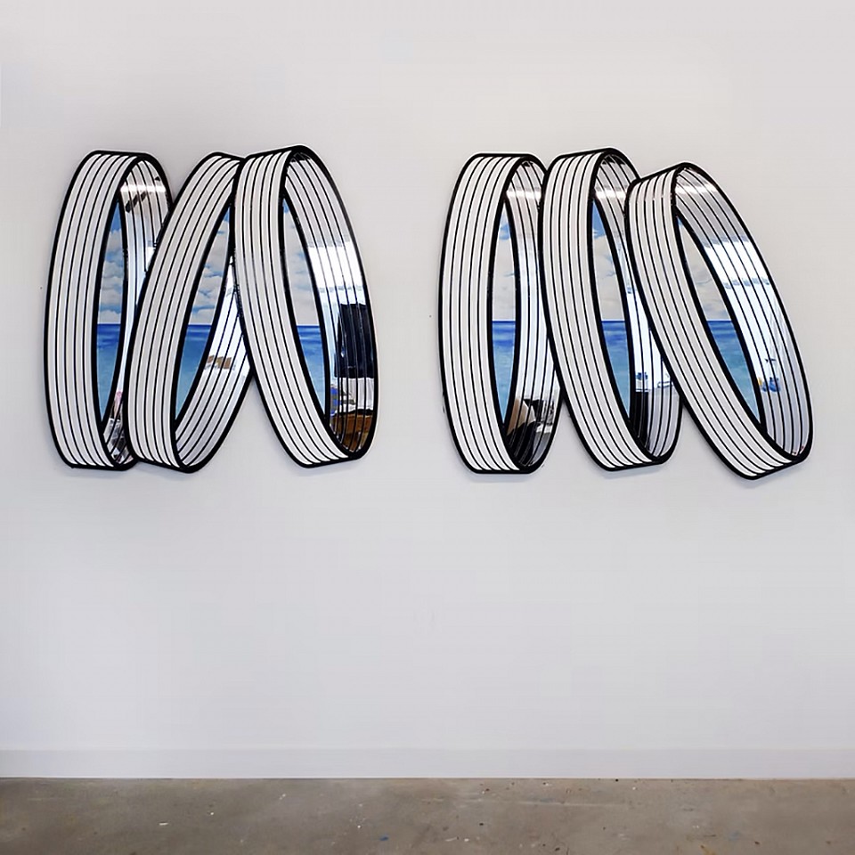 Jenna Krypell, Get Away (Sold)
Paint, resin & mirror on panel, 41 x 42 inches each, commissions possible