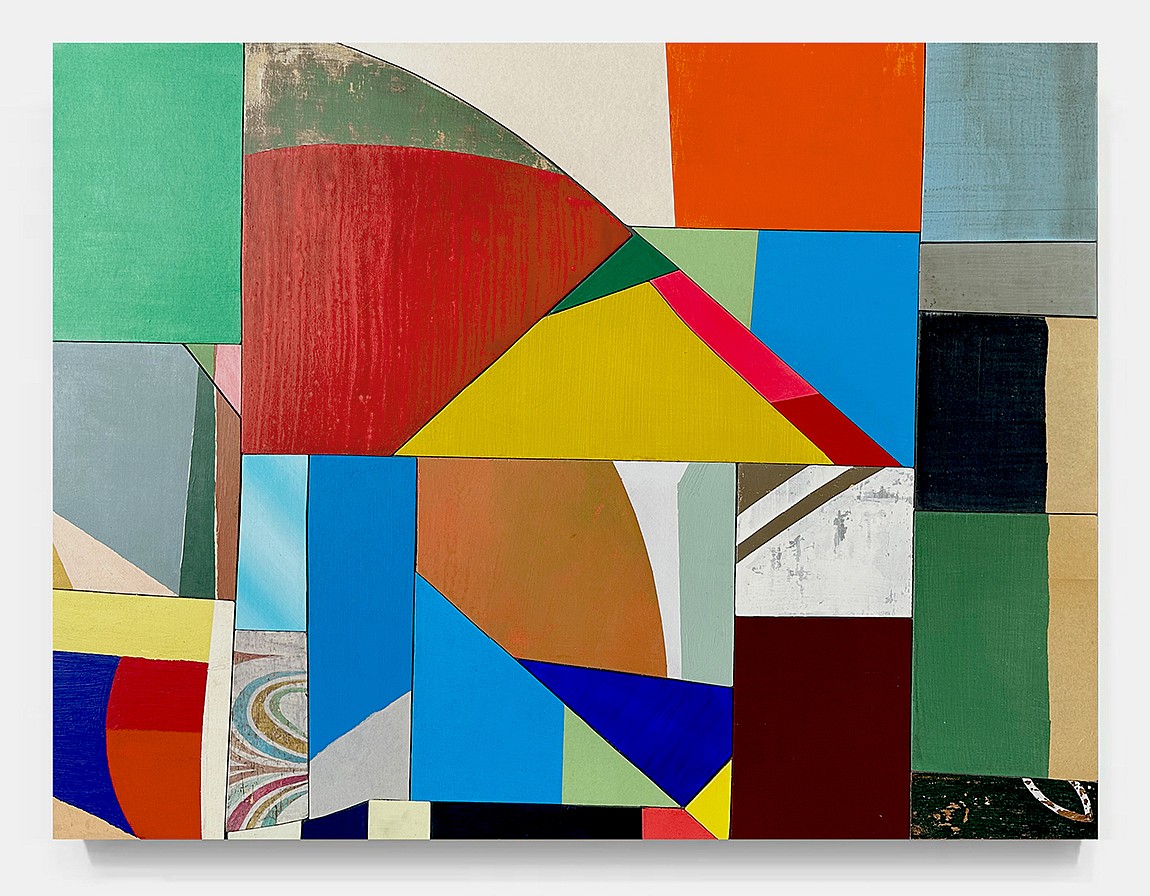 William LaChance, Diamond Sea Variation
Acrylic & enamel on assembled panel, 36 x 48 in.