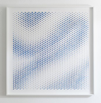 Anna Kruhelska -&nbsp;Penumbra Play 1 39 1/2 x 39 1/2", framed with non-reflective glass, limited edition of 20