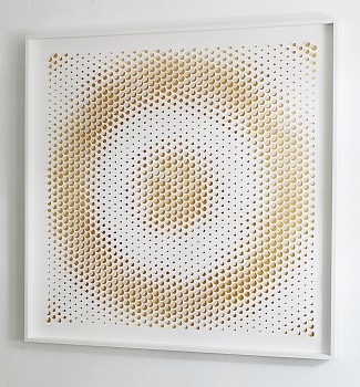 Anna Kruhelska - Penumbra Play 2 39 1/2 x 39 1/2", framed with non-reflective glass, limited edition of 20