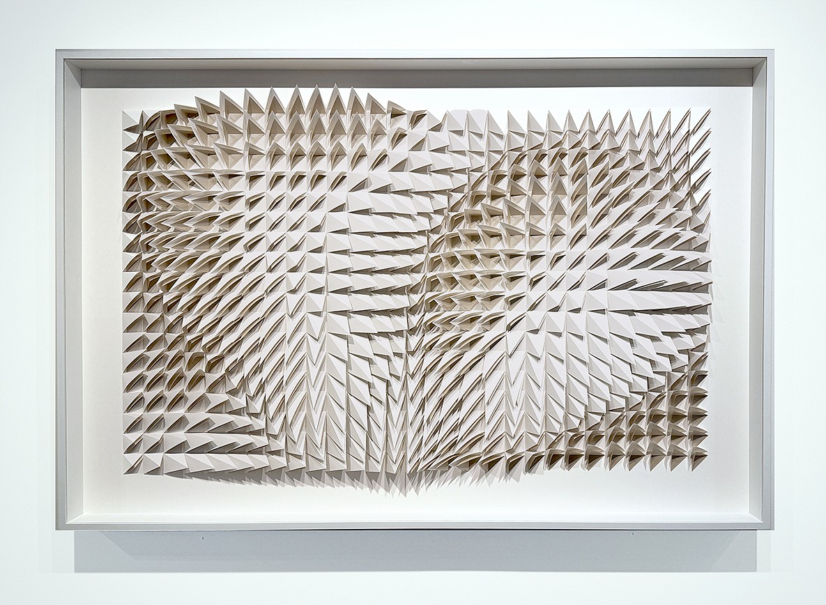 Anna Kruhelska, Untitled 296 (on hold)
Hand-folded archival paper, 40 x 60", framed with non-reflective glass, art may be oriented vertically or horizontally