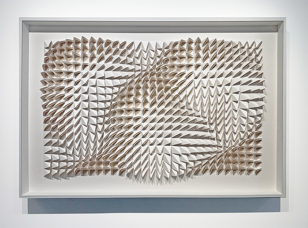Anna Kruhelska, Untitled 300
Hand-folded archival paper, 40 x 60" framed with non-reflective glass, art may be oriented vertically or horizontally