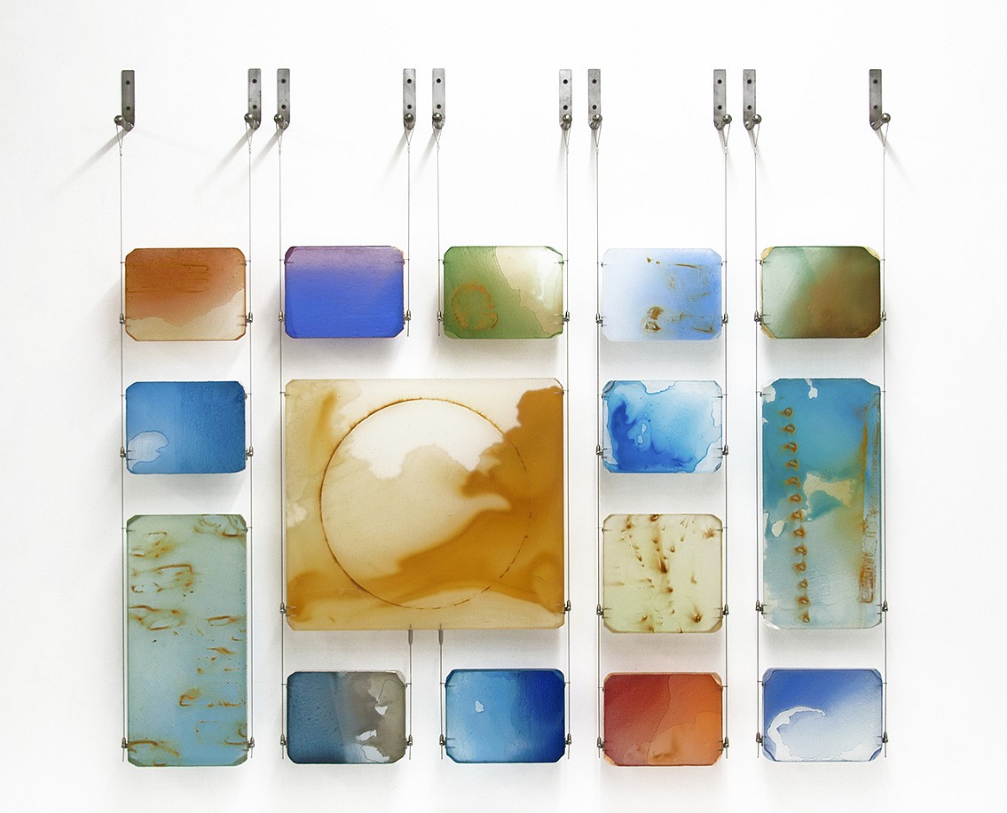 Carrie McGee, Bowl of Light
Mixed media on acrylic panel, 54 x 58 x 4 in.