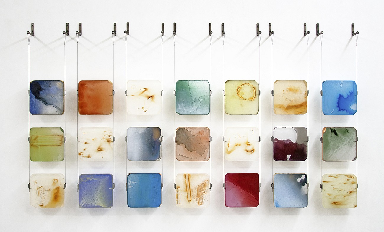 Carrie McGee, Meridian Drift
Mixed media on acrylic panel, 39 x 68 x 4 in.