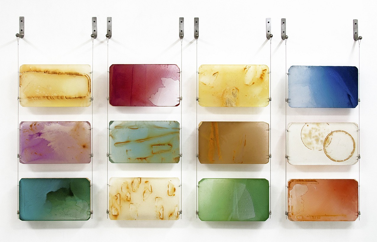 Carrie McGee, Stillness Loop
Mixed media on acrylic panel, 44 x 74 x 4 in.