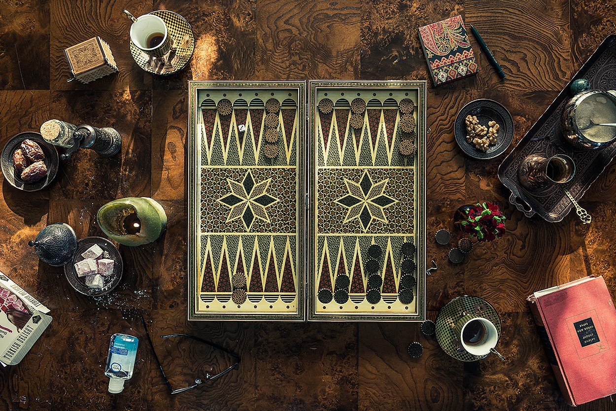 Christos Palios, Backgammon, Dates & Rose Lokums
edition offered in 4 sizes