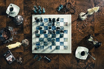 Christos Palios - Chess, Coffee and Chocolate edition offered in 4 sizes
