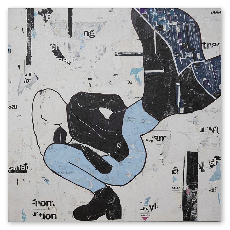 Jane Maxwell, Kick
Mixed media on panel, 60 x 60 in.