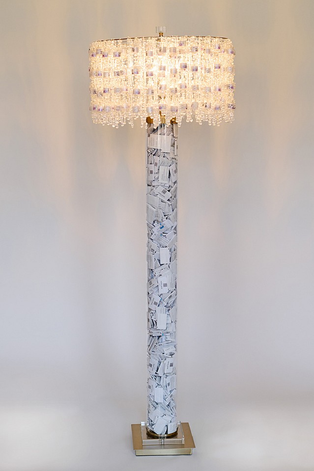 Jane Maxwell, Shiny Objects
Mixed media, 65 x 20 in.