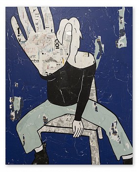 Jane Maxwell - In Your Face (Sold) 60 x 48 in.