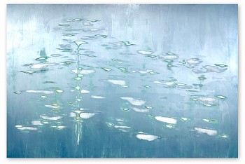 Audra  Weaser -&nbsp;Winter Waves 40 x 60 in.