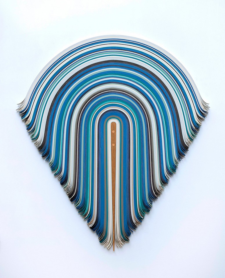 Derrick Velasquez, Untitled 506
Vinyl and birch, 42 x 35 in.