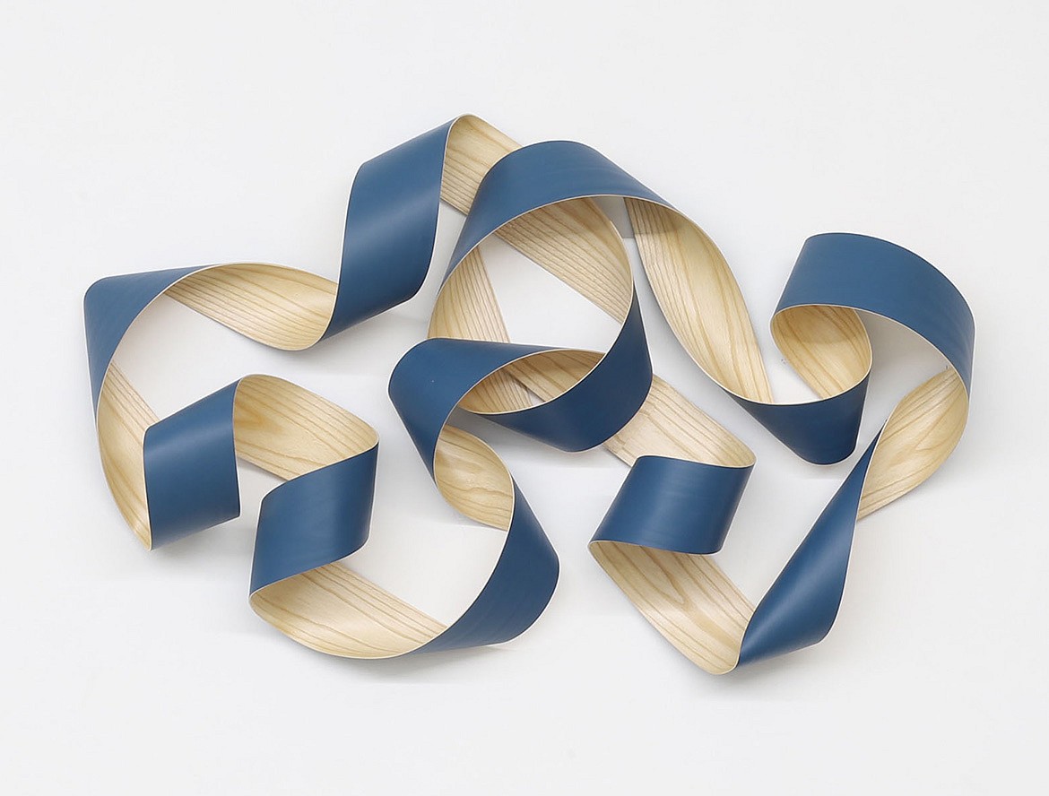 Jeremy Holmes, Untitled (Blue - horizontal)
Painted white ash, 32 x 48 in.