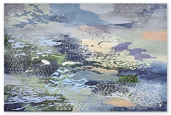 Work:&nbsp;What the Day Remembers 40 x 60 in.