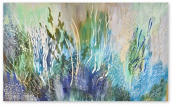 Work:&nbsp;Wild Bloom 36 x 60 in.