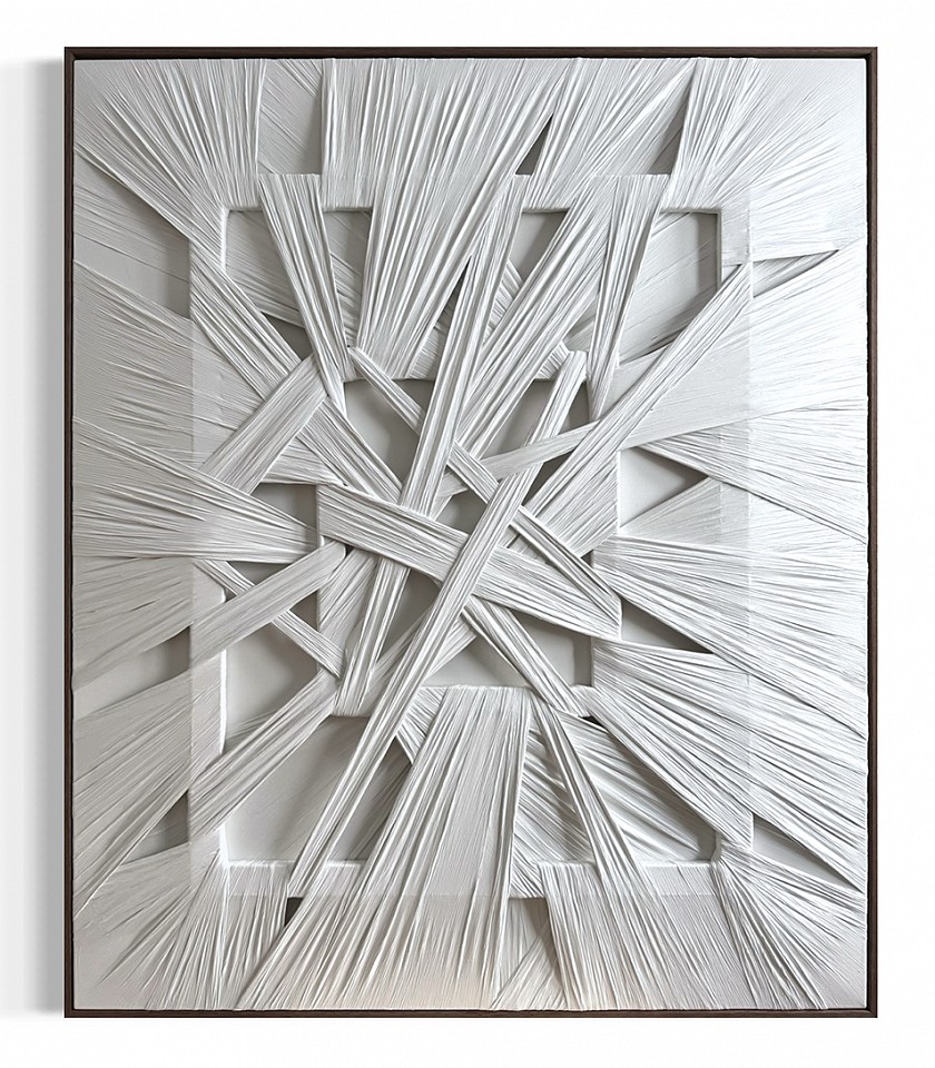 Niina Kratz, White Signal
Mixed media on canvas, 48 x 40 in.