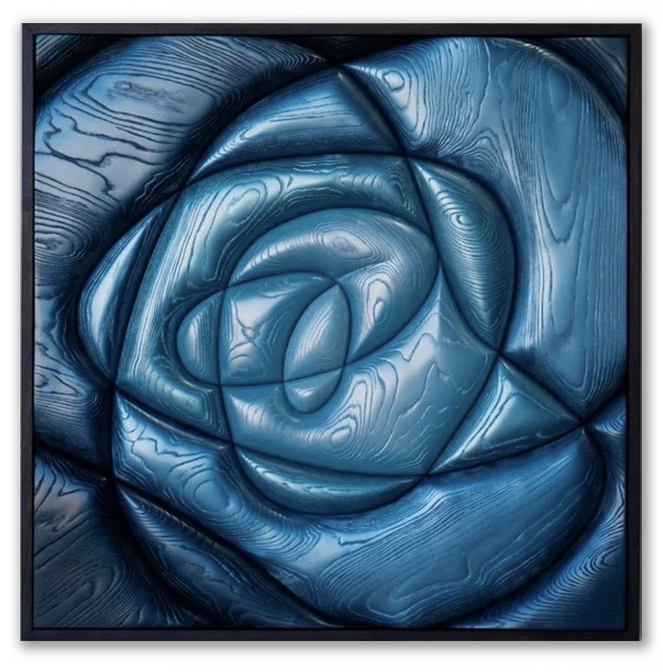 Nuge, Spin Cycle
Ash wood and urethane paint, 42 x 42 in. framed