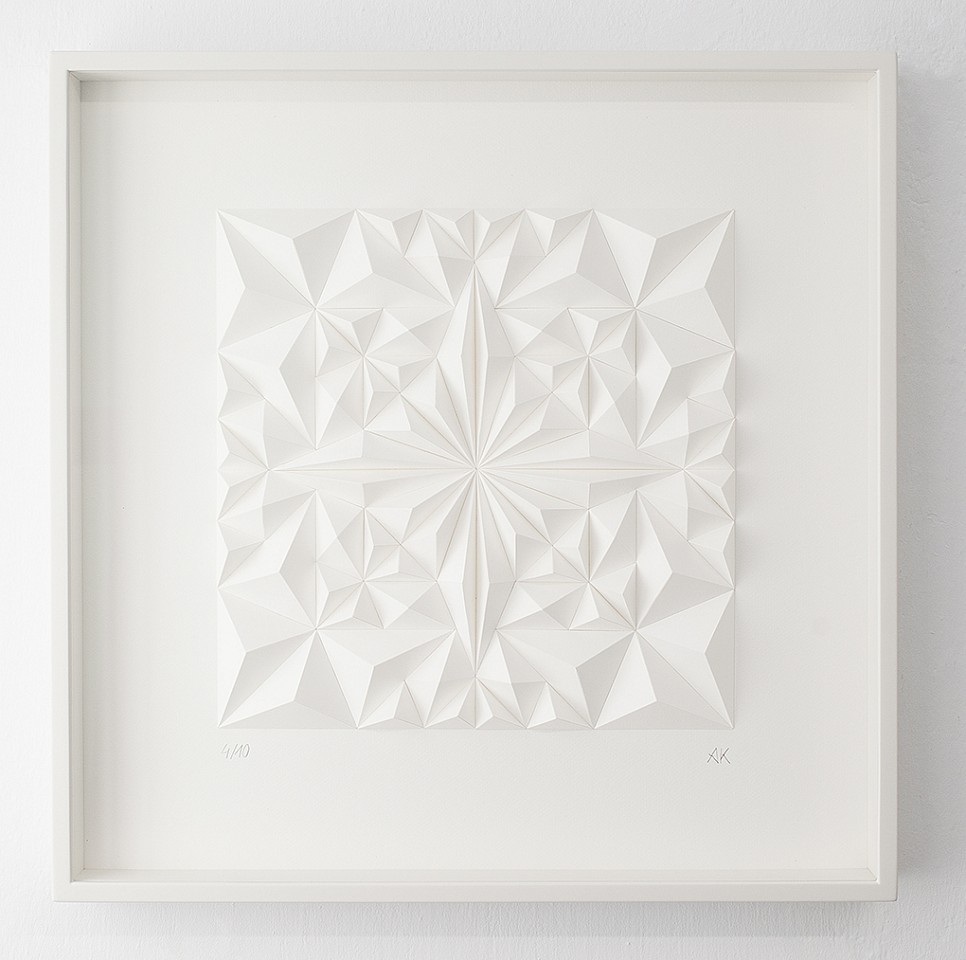 Anna Kruhelska, Untitled 32
Hand-folded archival paper, 20 x 20 inches framed