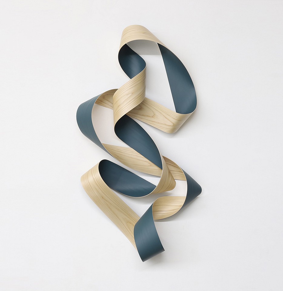 Jeremy Holmes, Untitled (reversed white ash & teal)
Painted white ash, 61 x 32 x 8 in.