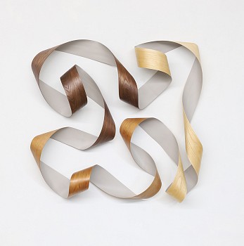 Jeremy Holmes -&nbsp;Three Woods No. 2 48 x 49 x 9 in.